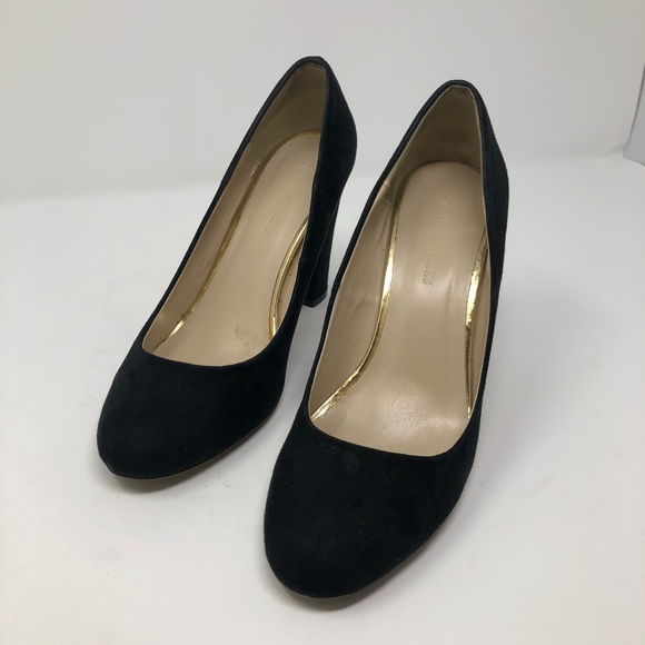woolworths Shoes | Woolworths Black Suede Round Toe Pump Size 7 | Poshmark